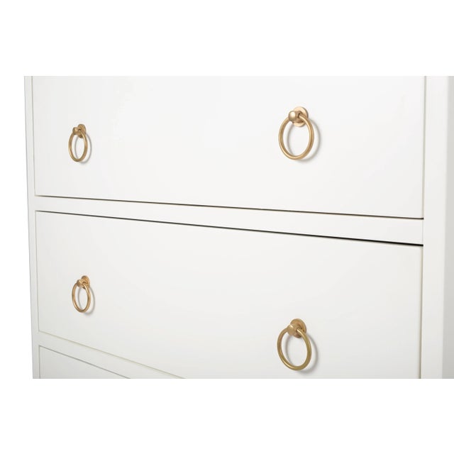 Wood Lark 3 Drawer Dresser, White For Sale - Image 7 of 10