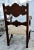 Carved Walnut Tudor Armchair Jacobean Throne Chair Circa 1900 Ornate For Sale - Image 9 of 12
