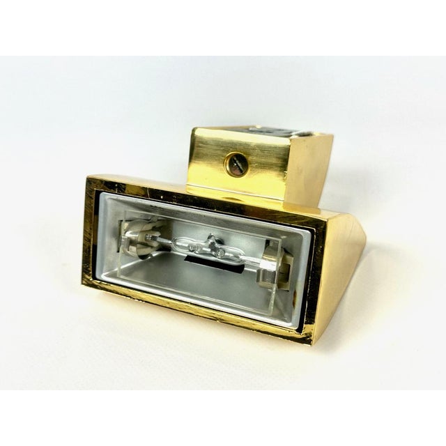 Brass Arqui Sconce by Arch M. Sergi and Oscar Devesa for Metalarte, 1980s For Sale - Image 17 of 18