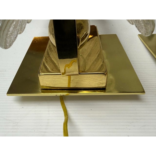 Carl Fagerlund Murano Glass Leaf Sconces, Pair For Sale - Image 11 of 12