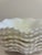 Vintage Milk Glass Ruffled Bowls With Quilted Diamond Pattern, Set of 8 For Sale - Image 9 of 10