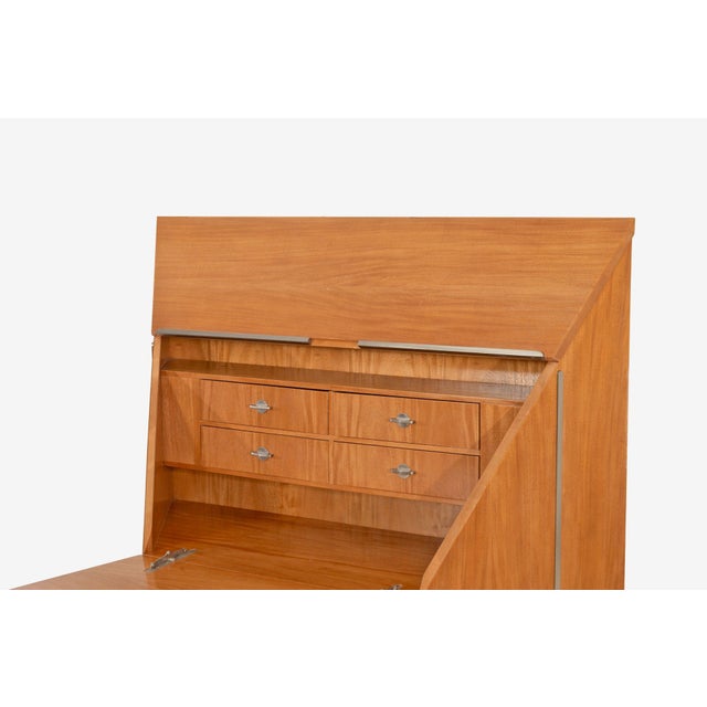 1980s Jay Spectre for Century Furniture Drop-Front Desk 1980c For Sale - Image 5 of 14