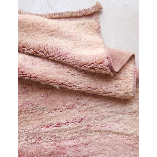 Dusky Pink Mrirt Wool Rug | Chairish