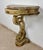 Elegant Italian pedestal dating from the mid-20th century. Crafted in carved and polychromed wood, it features a shaped...