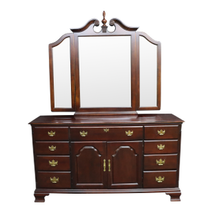 Kincaid Mahogany Dresser With Mirror