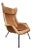 Vintage Czech Wingback Lounge Chair by Miroslav Navratil, 1960s For Sale