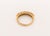 Gold Vintage 14k Yellow Gold and Diamond Wedding Band For Sale - Image 8 of 8