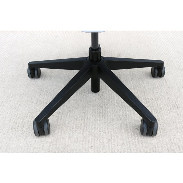 Steelcase Think Ergonomic Executive Desk Chair in Black Leather, Fully Adjustable For Sale - Image 17 of 18