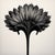 A striking black-and-white botanical print featuring Dipsacus Stigosus, meticulously restored and remastered from an...