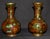 Vtg. Pair of Chinese Cloisonné Small Vases For Sale - Image 4 of 14