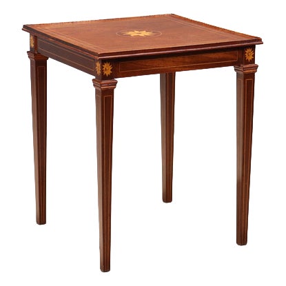Small Antique Directoire Style Table in Violet Wood, 20th Century For Sale