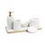 Contemporary Mannara 4" Tall Marble Lidded Container For Sale - Image 3 of 4