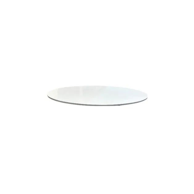 Gemstone Williams-Sonoma Oval Dining Table Top – Blizzard Caesarstone (Tabletop Only) For Sale - Image 7 of 10