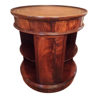 1950's Vintage Revolving Bookcase Table For Sale