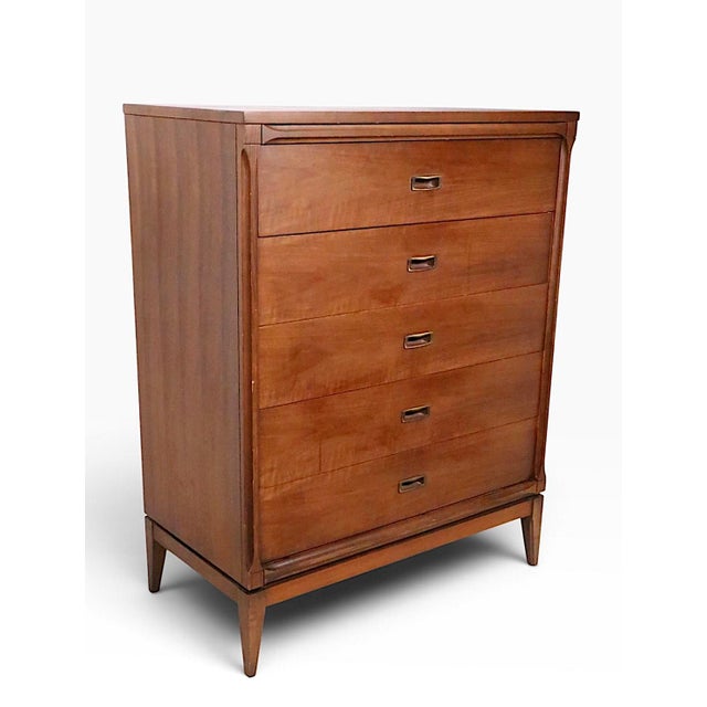 Bassett Mid Century Chest of Drawers Montgomery Wards Sutton Place C. 1950/60’s For Sale - Image 4 of 13