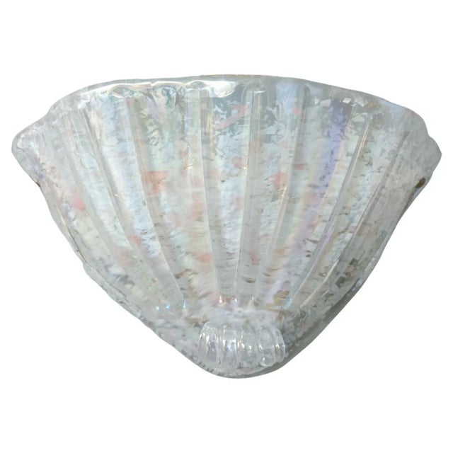 1960s Uplight Shell Sconce For Sale - Image 12 of 12