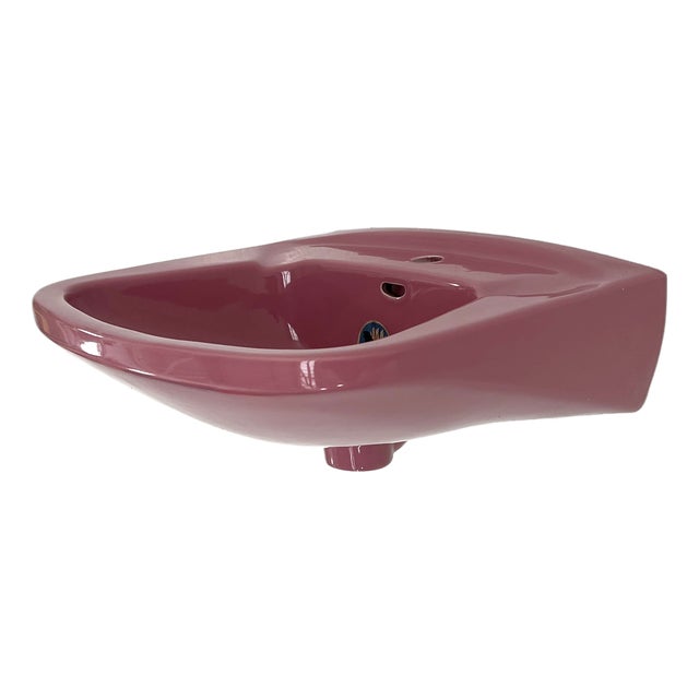 Vintage Pink Sink from Keramag Keravit, 1980s For Sale