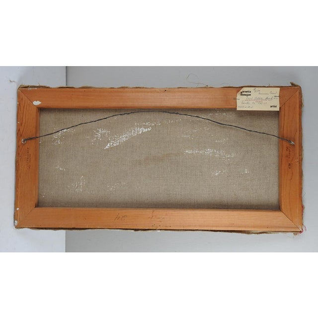 Vintage Impressionist Corn Still Life Painting For Sale - Image 4 of 5