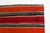 Orange Mid 20th Century Vibrant Red, Orange & Yellow Flatweave Kilim For Sale - Image 8 of 10