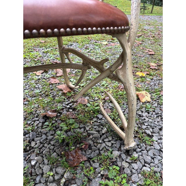 Arthur Court Faux Antler Arm Chair For Sale - Image 12 of 12