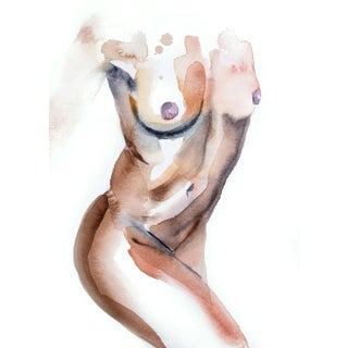 "Free" Contemporary Original Watercolor Painting by Elizabeth Becker For Sale