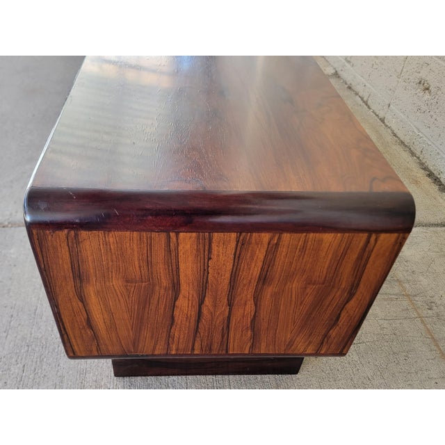Scandinavian Modern Rosewood Nightstands by Westnofa a Pair For Sale In San Francisco - Image 6 of 12
