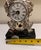 Sterling Silver 925 Pedro Duran Mantel Clock Marble Stand Louis XV Style NWT For Sale - Image 9 of 9