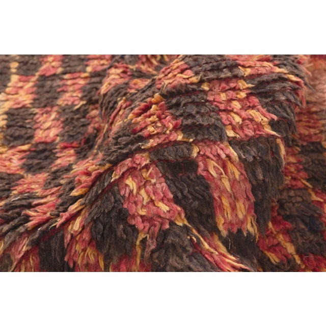 Vintage Boujad Moroccan Rug, 03'07 X 09'02 For Sale In Dallas - Image 6 of 10
