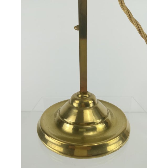 1930s Classical Brass Writing Lamp, 1930s For Sale - Image 5 of 8
