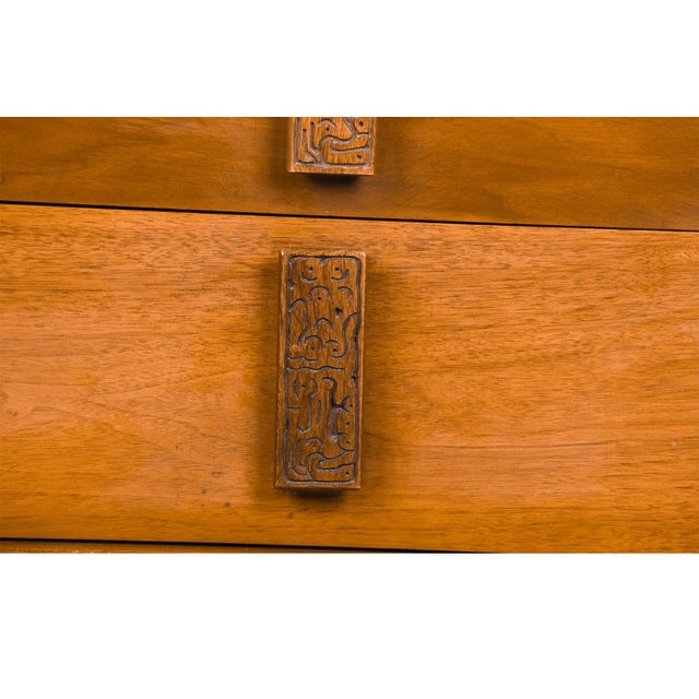 1960s Bassett Mayan MidCentury Modern Nightstand Chairish