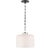 Thomas O'Brien for Visual Comfort Signature Katie Dome Pendant in Bronze with White Glass For Sale