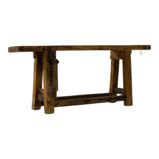 20th Century French Wooden Work Table For Sale