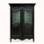 19th Century Black Vitrine Marriage Armoire For Sale - Image 6 of 6