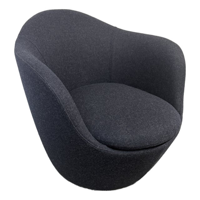 Hlynur Atlason for Design Within Reach Lína Swivel Chair For Sale