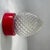 Mid-Century Modern Italian Red Glass Wall Sconces, 1960s, Set of 3 For Sale - Image 4 of 10