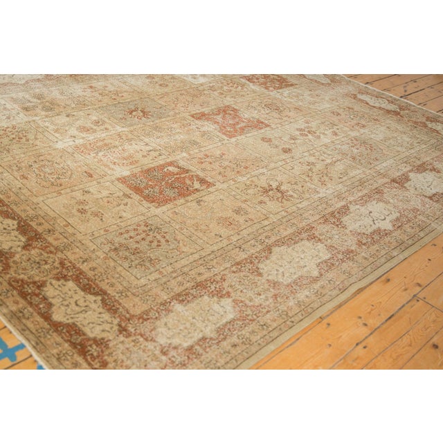 1950s Vintage Distressed Tabriz Carpet - 8'3" x 10'7" For Sale - Image 5 of 11