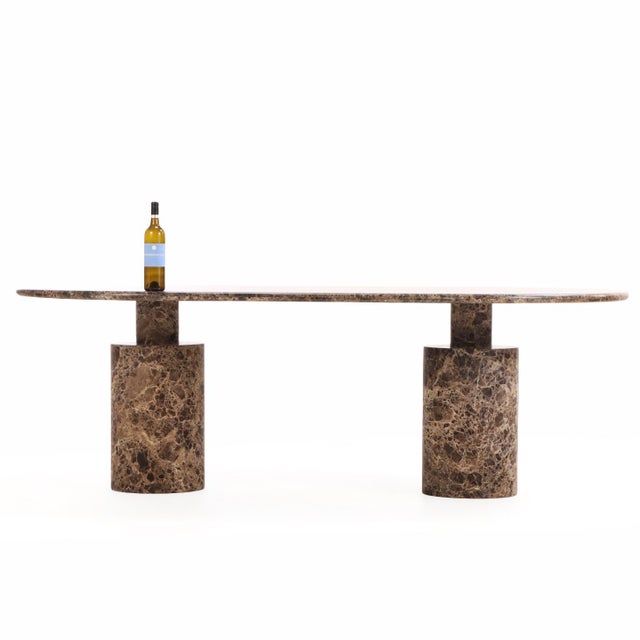 Italian Late 20th Century Italian Marble Dining Table For Sale - Image 3 of 6