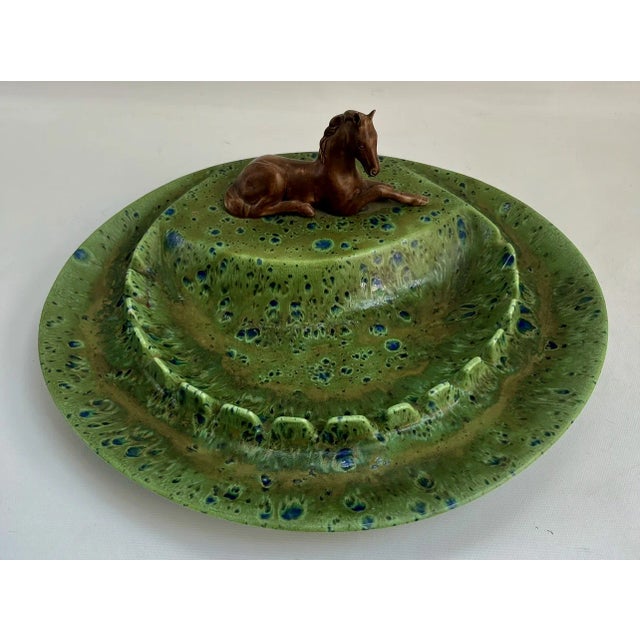 1950s Fun & Unique Hand-Crafted Large Horse Ashtray Catchall or Valet For Sale In Boston - Image 6 of 7