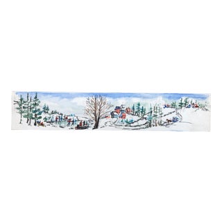 1950s Nathan Kredenser Mural Study For Sale