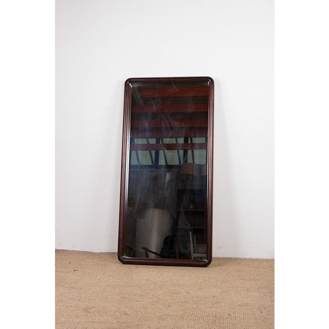 Large Danish Model 206 Mirror in Glass & Rosewood by Aksel Kjersgaard, 1980s For Sale - Image 3 of 12