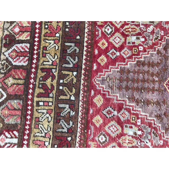Small Turkish Yastik Rug For Sale - Image 3 of 16
