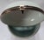 Vintage Celadon Porcelain Lidded Pot and Saucer with Bronze Hazelnut from Royal Limoges, 1960s, Set of 2 For Sale - Image 6 of 9