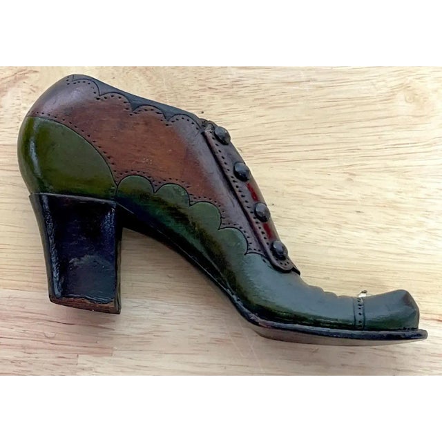 19th Century 19th Century English Regency Carved Mahogany Salesman Samples/Models of Leather Boots - a Pair For Sale - Image 5 of 10