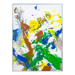 Untitled, Alfred Oerter Acrylic on Canvas, Signed Lower Right