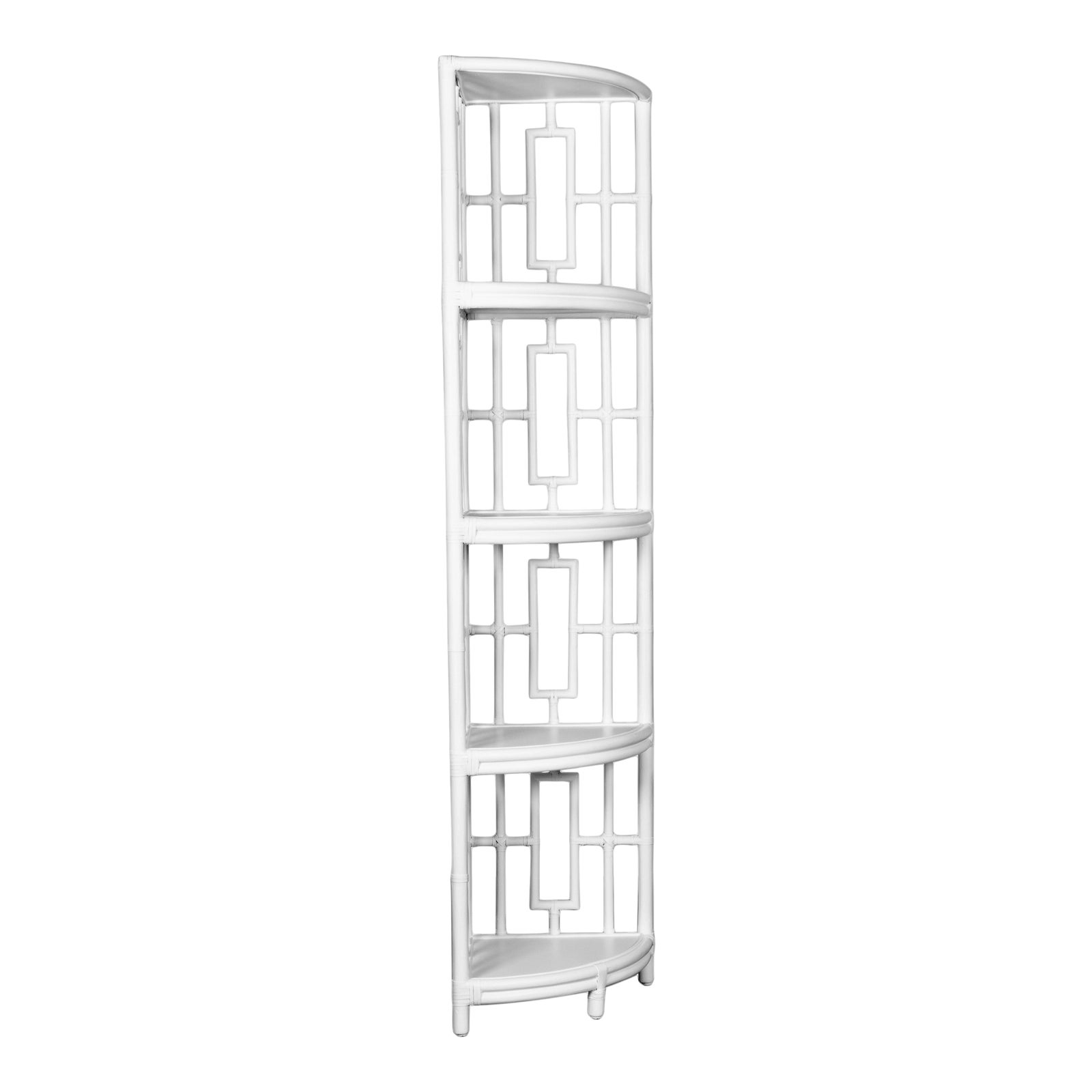 Trinity Corner Etagere - White | Chairish