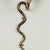 Vintage Pair of Anglo Indian Brass Snake Wall Sconces For Sale - Image 12 of 16
