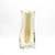 Hand-Blown Murano Fluid Vase in Clear With 24-Karat Gold Flecks and Bubble Details For Sale - Image 4 of 10