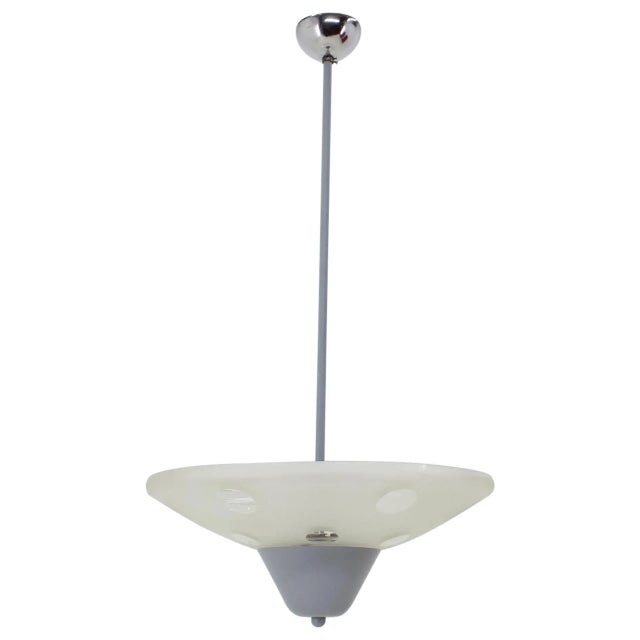 Bauhaus Chandelier by Franta Anyz for Napako, 1940s For Sale - Image 10 of 10