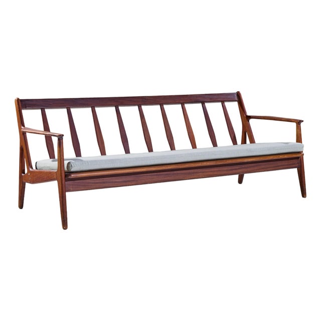 Arne Vodder for Vamo Møbelfabrik Model 6 Mid Century Danish Teak Sofa For Sale