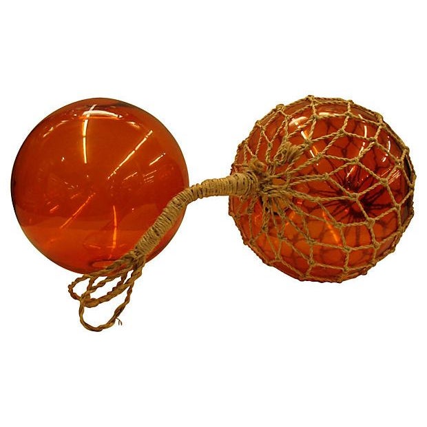 Large Glass Fishing Floats Chairish
